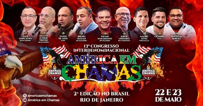 Imagem do AMÉRICA EM CHAMAS BRASIL EXTENSÃO RIO DE JANEIRO