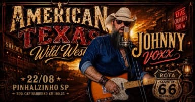 American Texas Wildwest country em Pinhalzinho