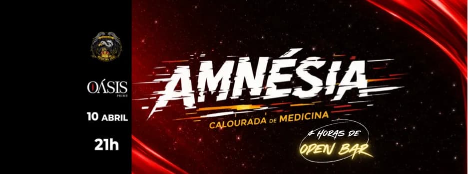 Imagem do Amnésia 2026 | Calourada de Medicina