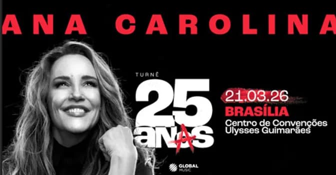 Imagem do ANA CAROLINA - 25 ANAS EM BRASÍLIA