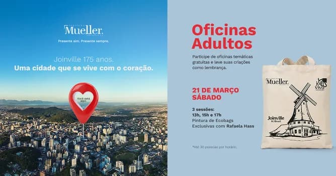Imagem do Aniversário de Joinville no Mueller | 21/03