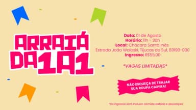 Arraiá UM A UM em Tijucas do Sul