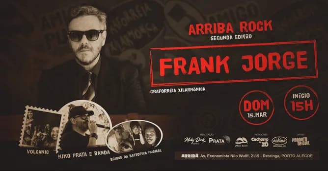 Imagem do ARRIBA ROCK 2a EDIÇÃO - FRANK JORGE - 15/03