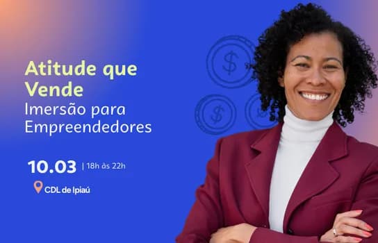 Imagem do ATITUDE QUE VENDE - Imersão para Empreendedores