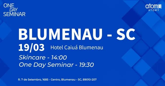 Imagem do Atomy One Day Seminar - Blumenau / SC