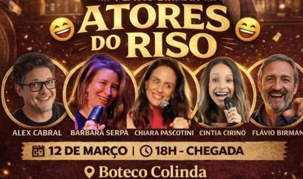 Imagem do ATORES DO RISO - somos 5 - COLINDA BARRA COM FORRÓ