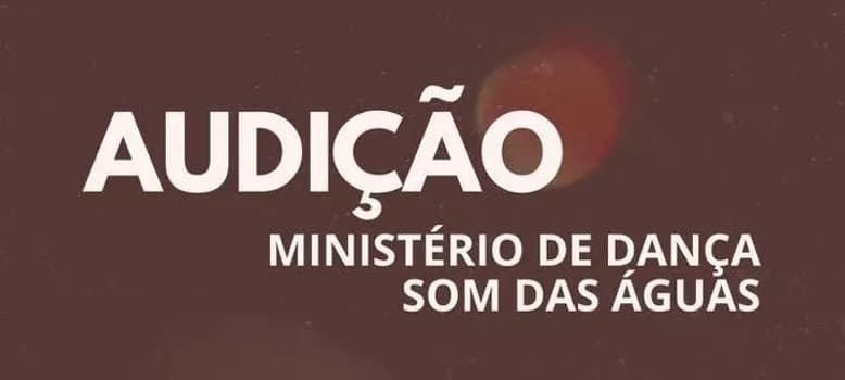 Imagem do Audição Ministério de Dança