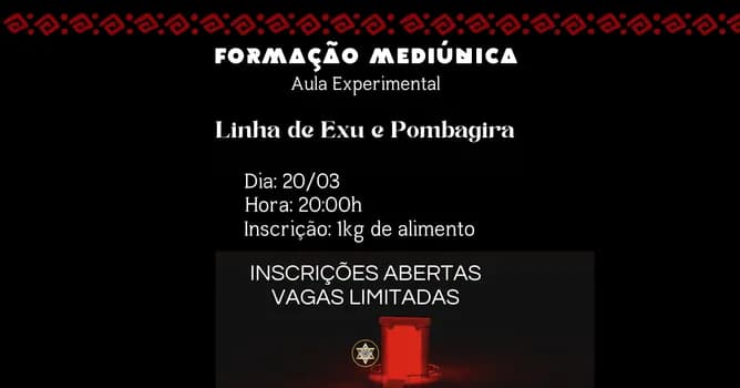 Imagem do Aula Experimental - Exú e Pombagira - 20.03