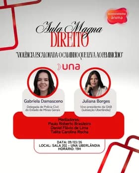 Imagem do Aula Magna curso de Direito UNA - Uberlândia -