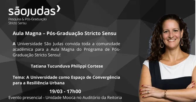 Imagem do Aula Magna Pós-graduação Stricto Sensu 2026/1