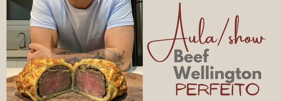 Imagem do Aula/show BEEF WELLINGTON PERFEITO   