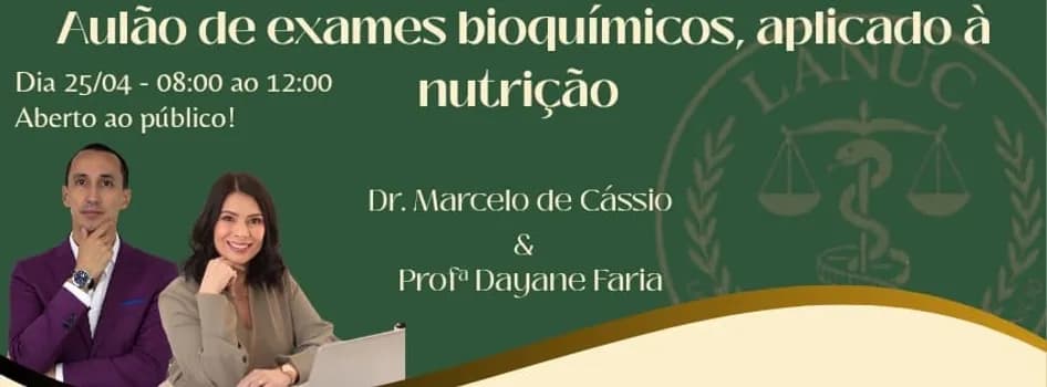 Imagem do Aulão de Exames Bioquímicos