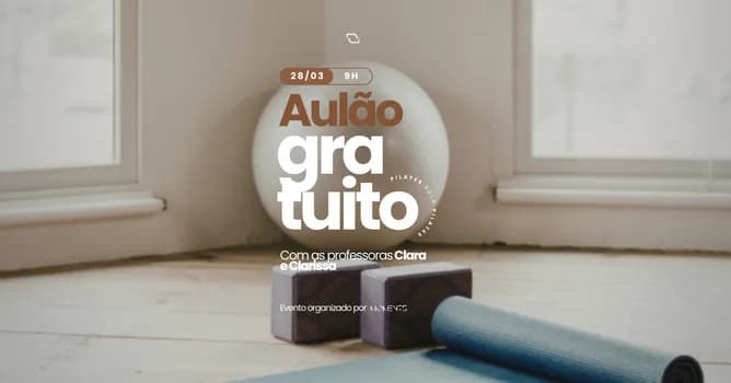 Imagem do Aulão de Pilates Solo - Lagos de São Gonçalo