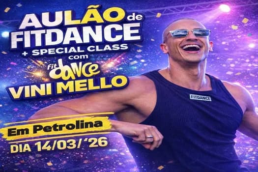 Imagem do AULÂO FITDANCE + SPECIAL CLASS COM VINI MELLO