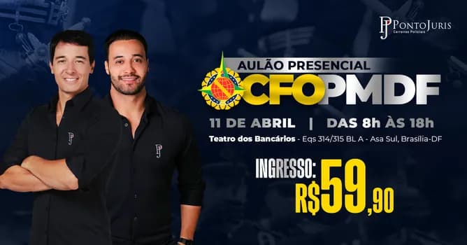 Imagem do AULÃO PONTO JURIS - CFO/PMDF