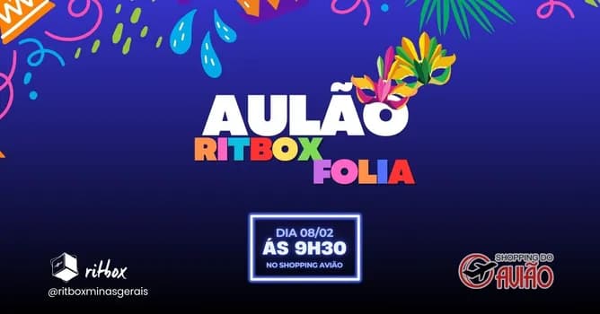 Imagem do AULÃO RITBOX FOLIA