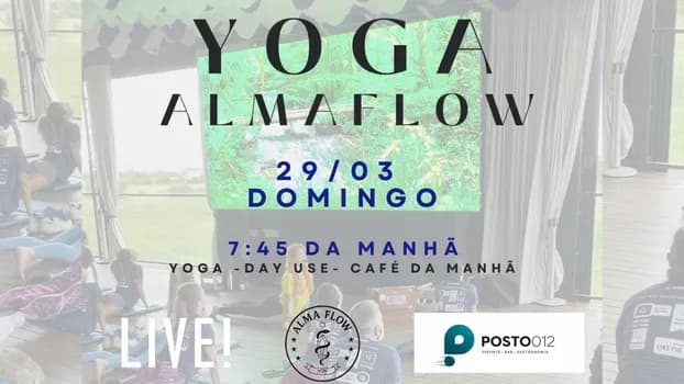Imagem do AULÃO YOGA AlmaFlow  - Paollà Yáelli e Posto012