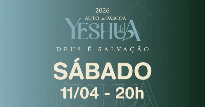 Imagem do Auto de Páscoa - Yeshua. SÁBADO