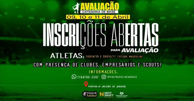 Imagem do Avaliação  Impacto Futebol 2026