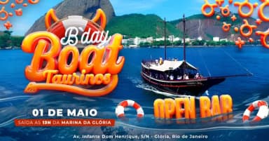 B-Day Boat - Open Bar (Taurinos) em Rio de Janeiro
