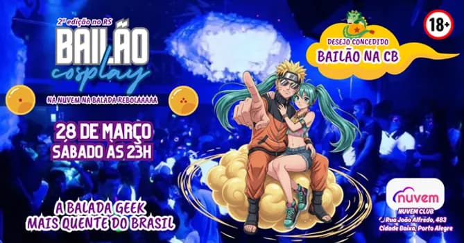 Imagem do Bailão Cosplay - 28/3