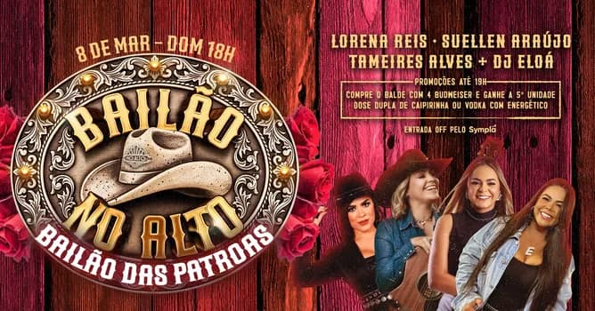 Imagem do BAILÃO NO ALTO - Bailão das Patroas