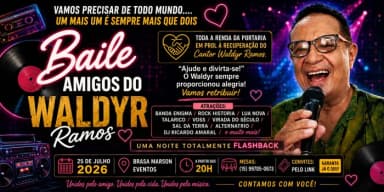 Baile Amigos do Waldyr Ramos. em Boituva
