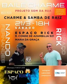 Imagem do Baile Charme SDR no Espaço Rick