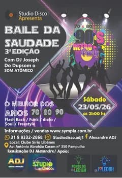 Imagem do Baile da Saudade - 3ª Edição