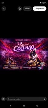 Imagem do Baile do Coelhão