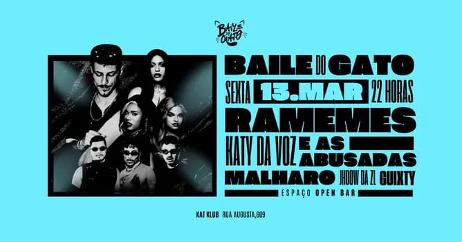 Imagem do BAILE DO GATO!