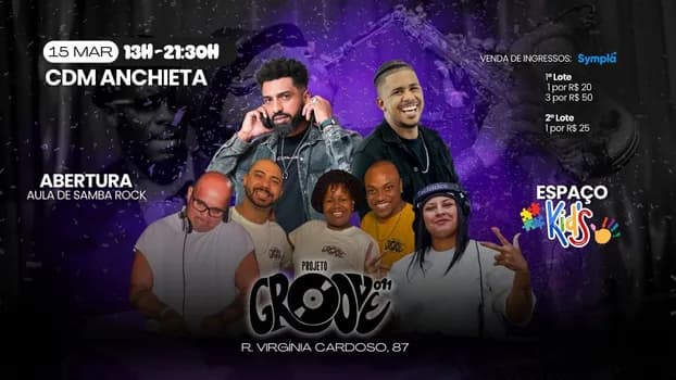 Imagem do Baile do Projeto Groove 011! 