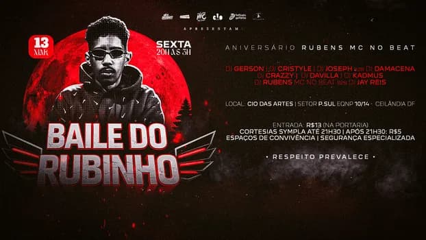 Imagem do BAILE DO RUBINHO - ANIVERSARIO RUBENS MC NO BEAT