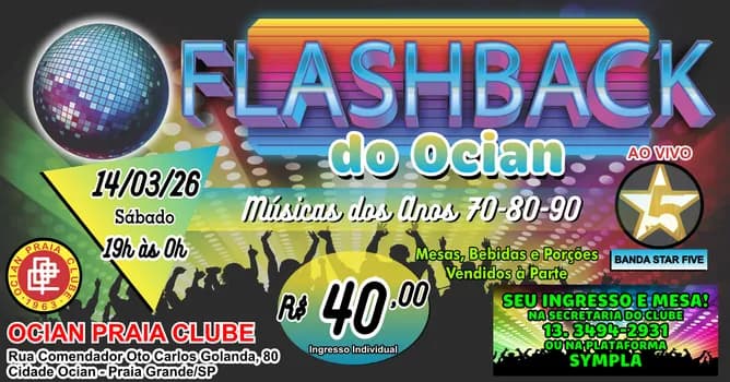 Imagem do BAILE FLASH BACK ANOS 70  80 E 90 (BANDA AO VIVO)