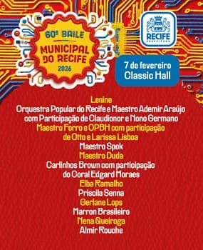 Imagem do BAILE MUNICIPAL DO RECIFE 2026