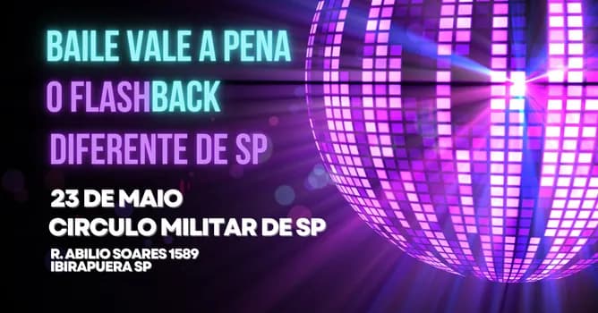 Imagem do Baile Vale a Pena 2026