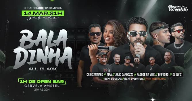 Imagem do BALADINHA ALL BLACK - PORTO SEGURO