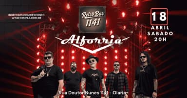 BANDA ALFORRIA - RETRÔ BAR em Rio de Janeiro