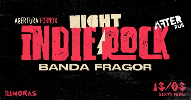 Imagem do BANDA FRAGOR - NOITE INDIE