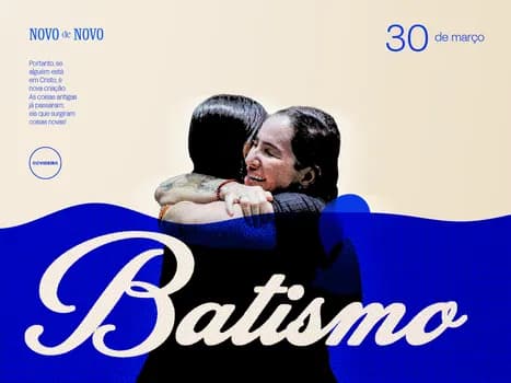 Imagem do BATISMO 2026.1 - CAPIM MACIO