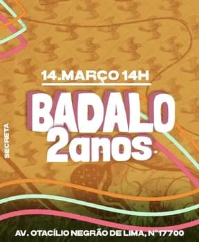 Imagem do BDAY 2 ANOS DE RETORNO BADALO com a secreta