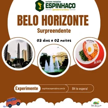 Imagem do Belo Horizonte Surpreendente 03 dias e 02 noites  