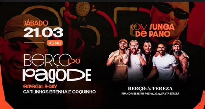 Imagem do BERÇO DO PAGODE (Bday Carlinhos e Coquinho)