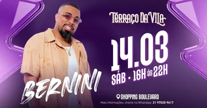 Imagem do BERNINI NO TERRAÇO DA VILA
