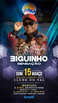 Imagem do Biguinho Sensação no Clube do Val