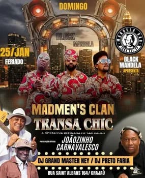 Imagem do Black Mandela - Transa Chic - Madmen's Clan