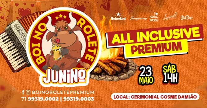 Imagem do BOI NO ROLETE JUNINO