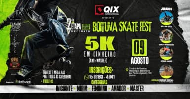 BOITUVA SKATE FEST INSCRIÇOES ATLETAS em Boituva