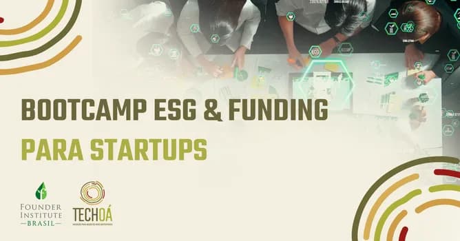 Imagem do Bootcamp ESG & Funding para Startups