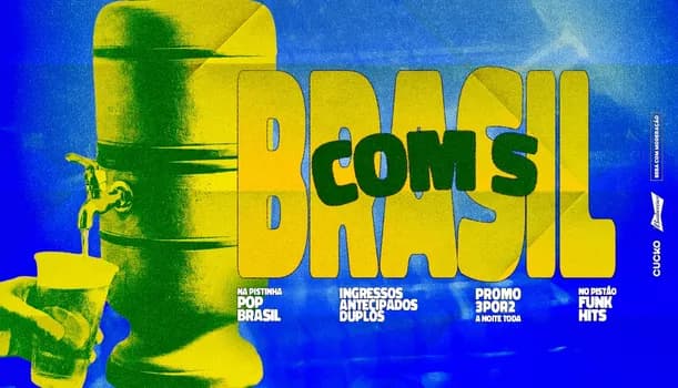 Imagem do BRASIL COM S :: FUNK HITS + POP BR :: 13.03 @CUCKO